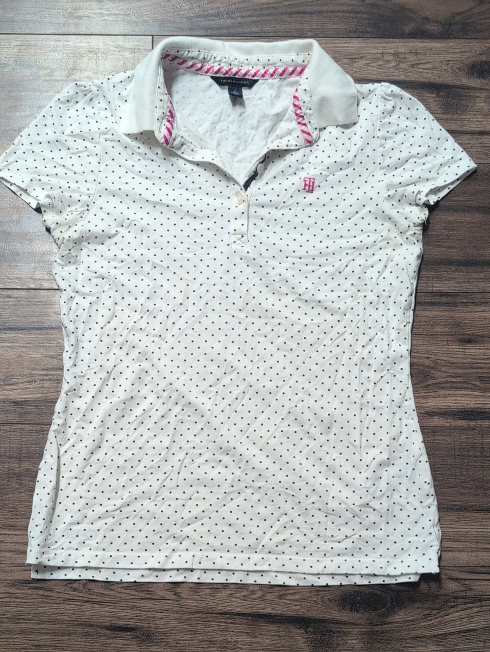 Tommy Hilfiger Polka Dot Polo Shirt